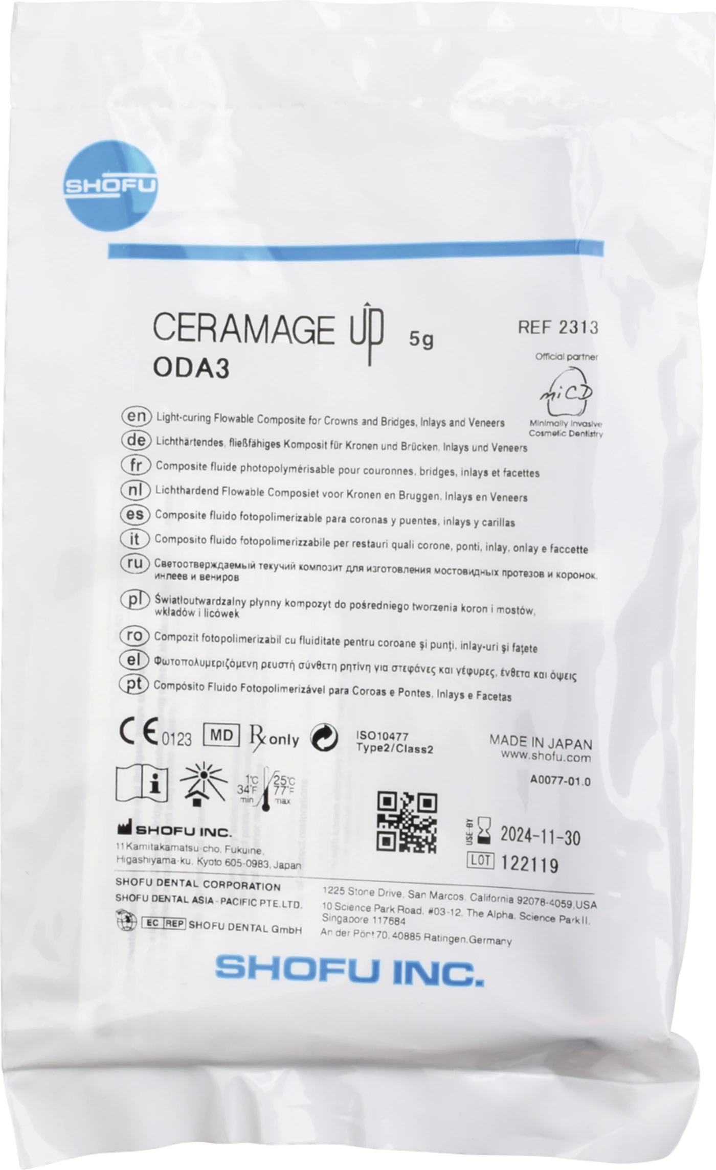 CERAMAGE UP Spritze 5 g Komposit opaque dentin A3