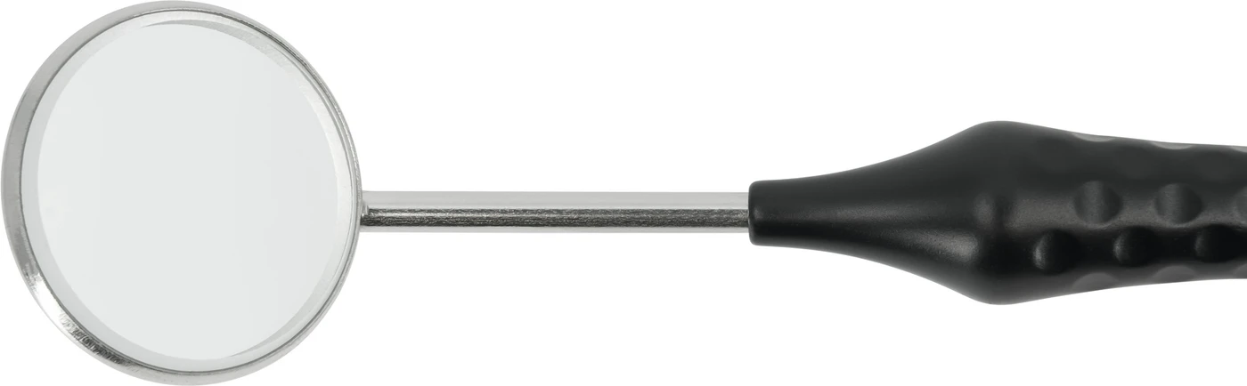 SEplus Mundspiegel Packung 12 Stück SS-Stiel 4 plan, Ø 22 mm