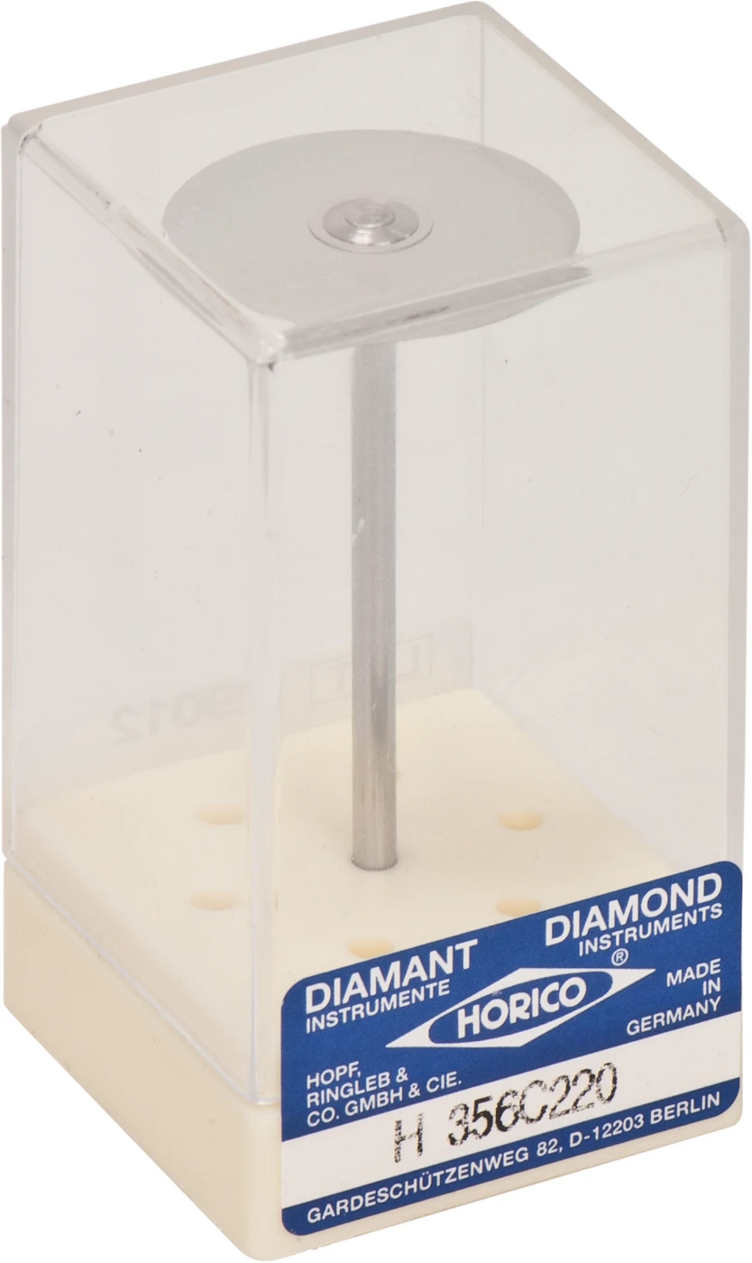 SUPERDIAFLEX® 356 Stück einseitig, rot fein, HP, Figur 356 C, 0,12 mm, ISO 220