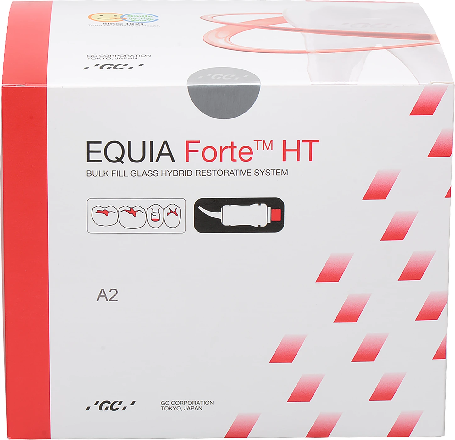 GC EQUIA Forte™ HT Promopackung 200 Kapseln A2, 4 ml FlipCap Coat