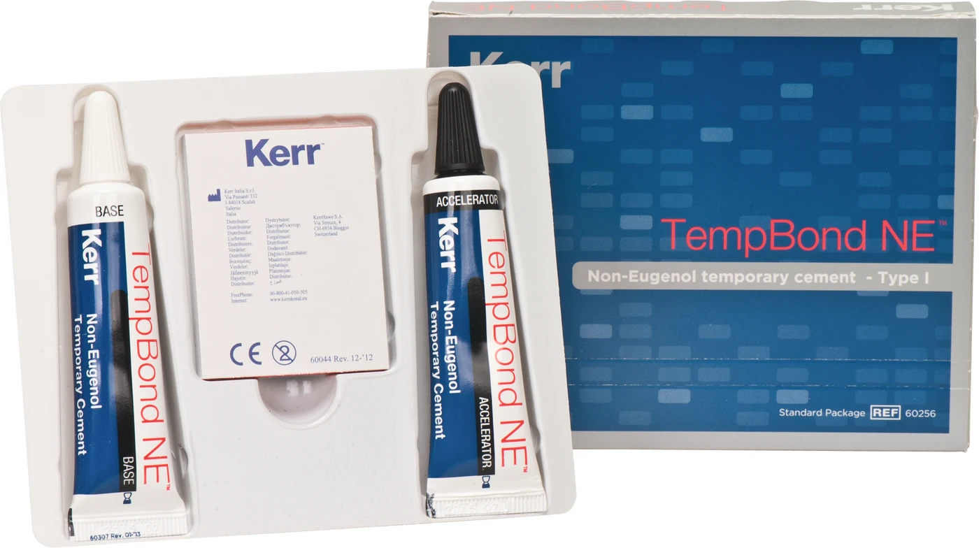 TempBond™ NE Packung 50 g Basismaterial, 15 g Katalysator, 1 Anmischblock