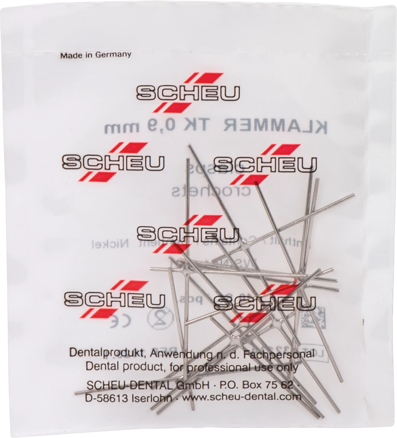 Klammerkreuze Packung 10 Stück TK, Ø 0,9 mm