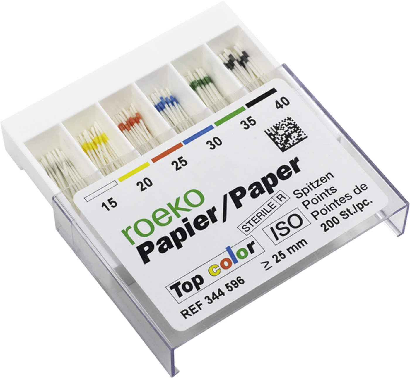 roeko Papier Spitzen Top color Packung 300 Stück ISO 050 roeko Papier Spitzen Top color Packung 300 Stück ISO 050