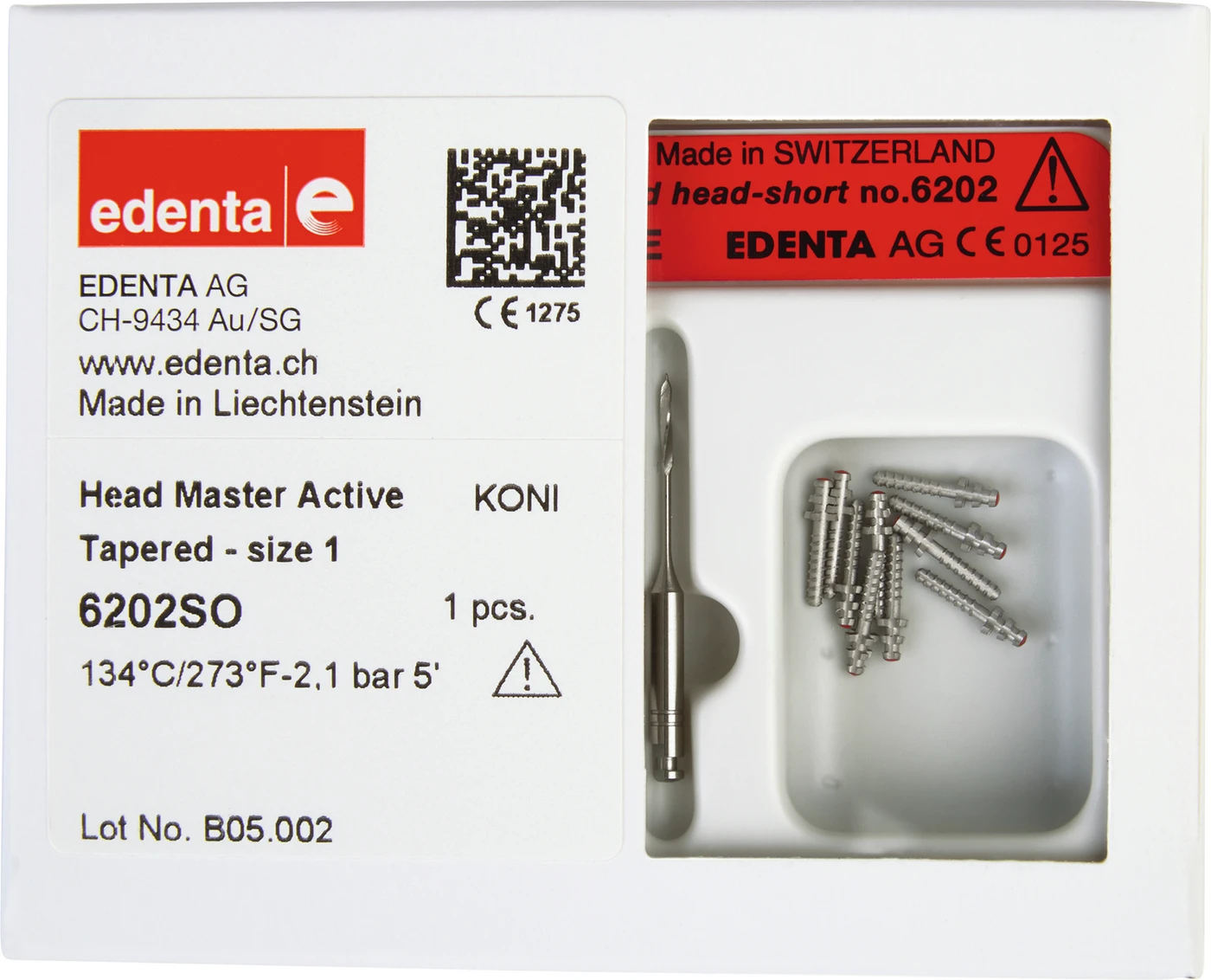 HeadMaster konisch, Aktiv Sortiment Gr. 1, kurz