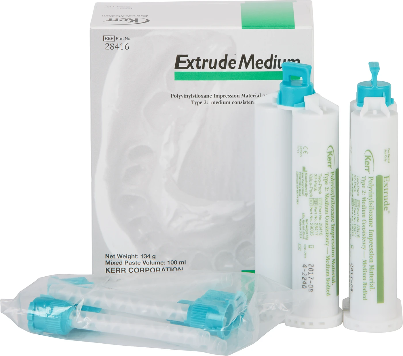 Extrude™ Medium Packung 2 x 50 ml Doppelkartusche