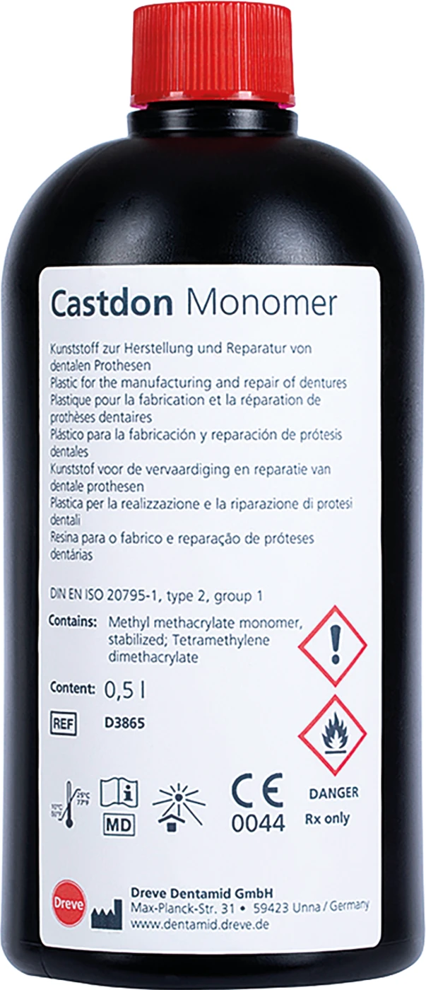Castdon Monomer Flasche 500 ml Flüssigkeit