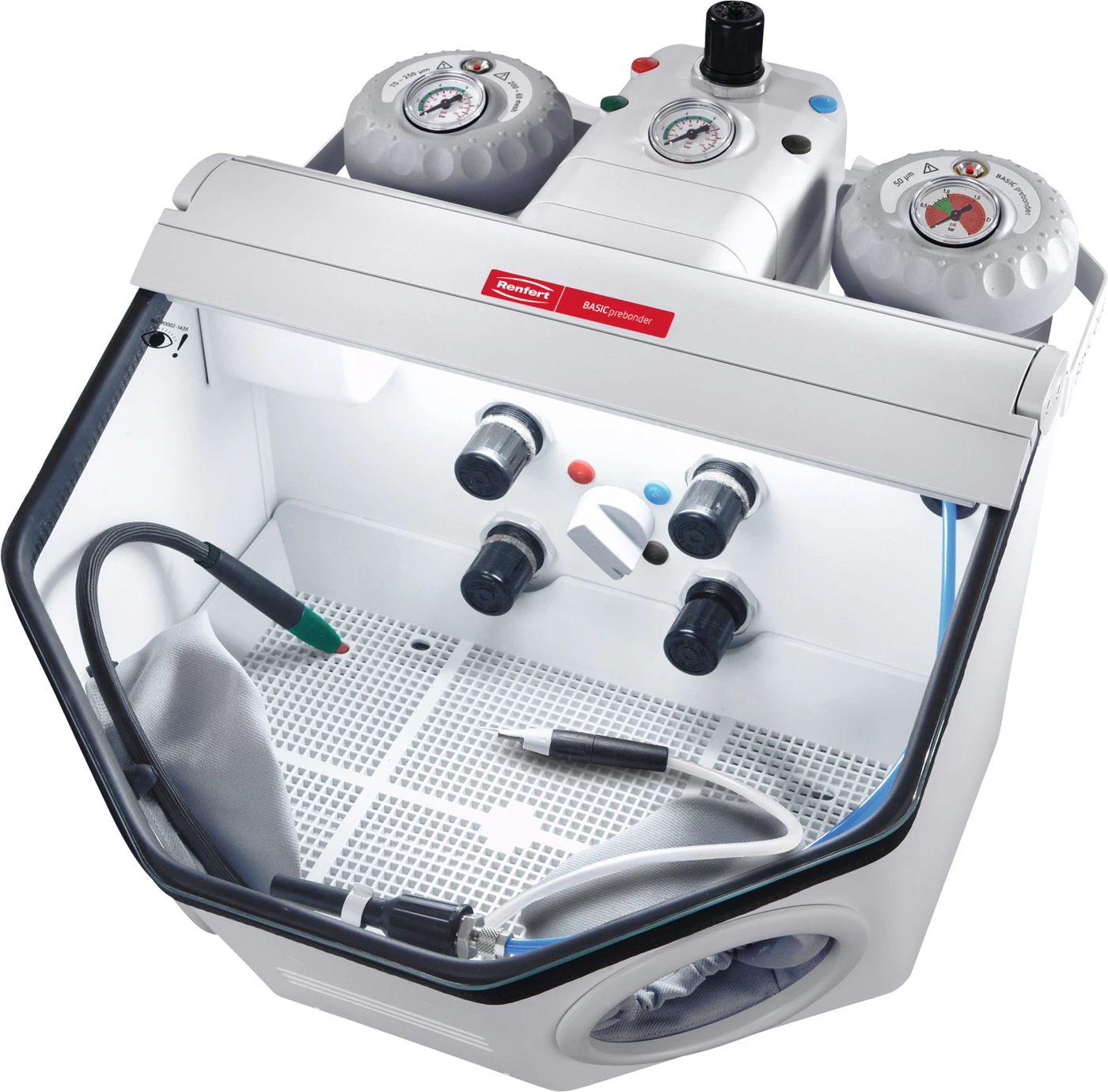 Basic prebonder Stück Feinstrahlgerät mit Zusatztank 25-70µm