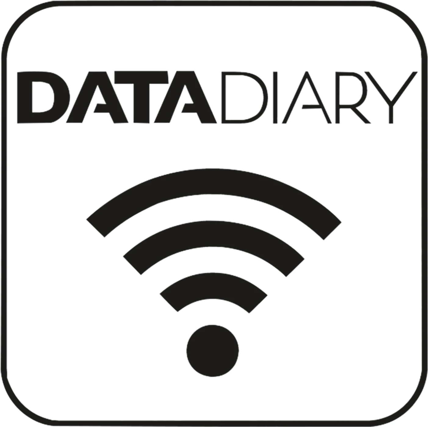 DataDiary Packung Kommunikationsmodul, Zugang zur DataDiary App, 5 NFC-Chipkarten