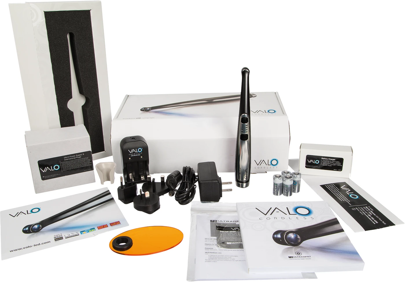 VALO™ CORDLESS Kit VALO CORDLESS Black kabellos inklusive Zubehör