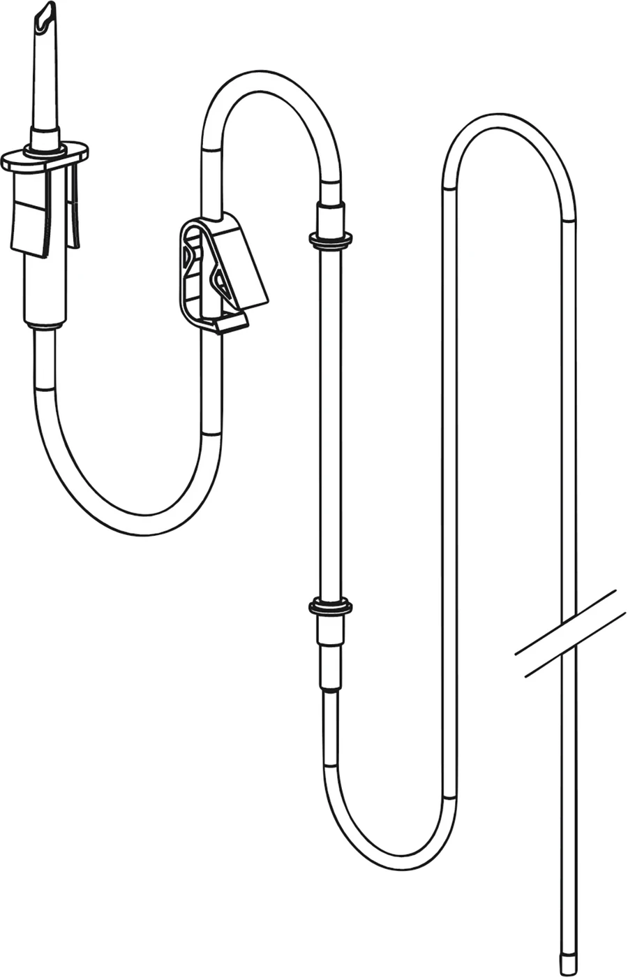 Mehrweg-Sprayschlauchset Stück 2,2 m für Motor mit 1,8 m Kabel