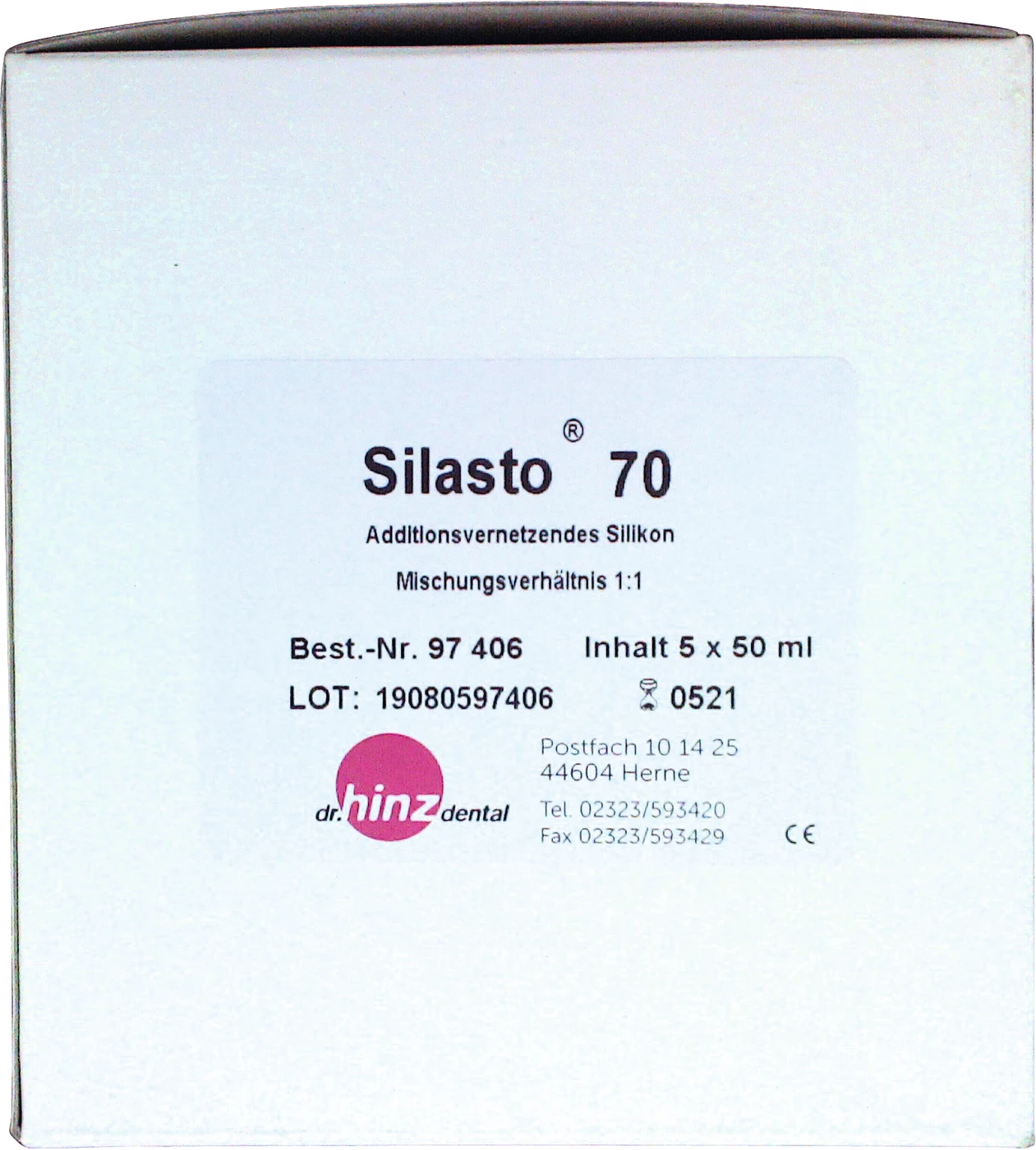 Silasto® Packung 5 x 50 ml Doppelkartusche, shore 70