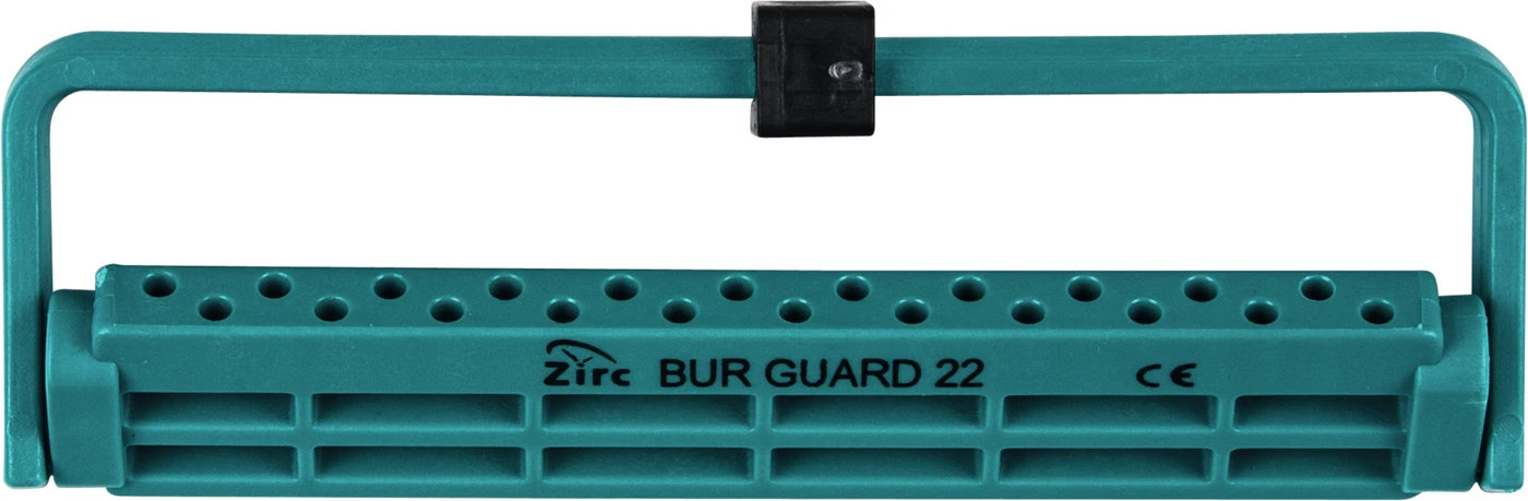 Steri-Bur Guards Stück für 22 Instrumente, türkis, 12,4 x 3,9 x 1,1 cm