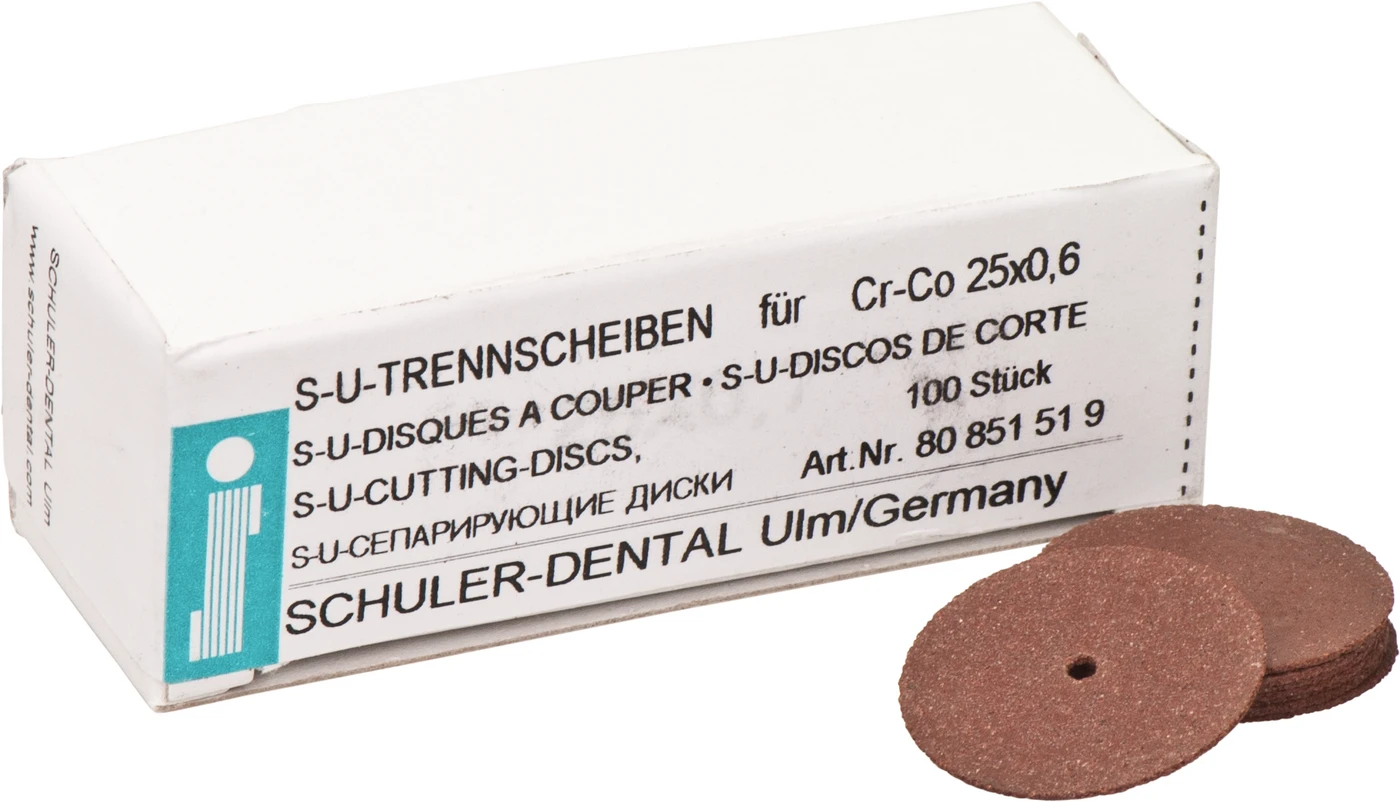 S-U-Trennscheiben für Edel- und NE-Metalle Packung 100 Stück Ø 25 mm x 0,6 mm