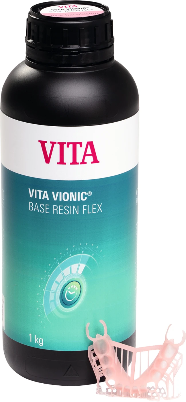 VITA VIONIC® BASE RESIN FLEX Flasche 1 kg pink translucent