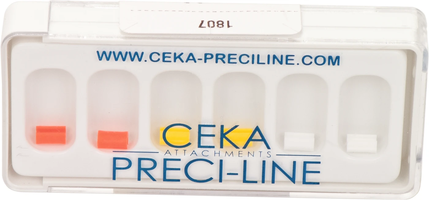 PRECI-VERTIX Matrizen Packung 6 Stück (gelb, weiß, rot), Ø 3,3 mm