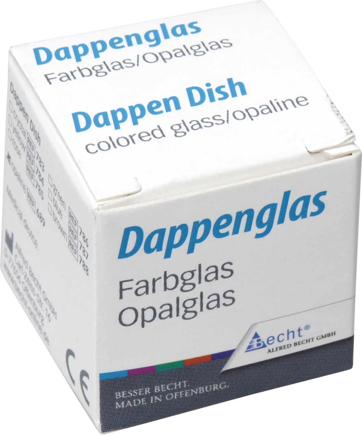 Dappenglas Stück Ø 32 mm, 30 mm hoch