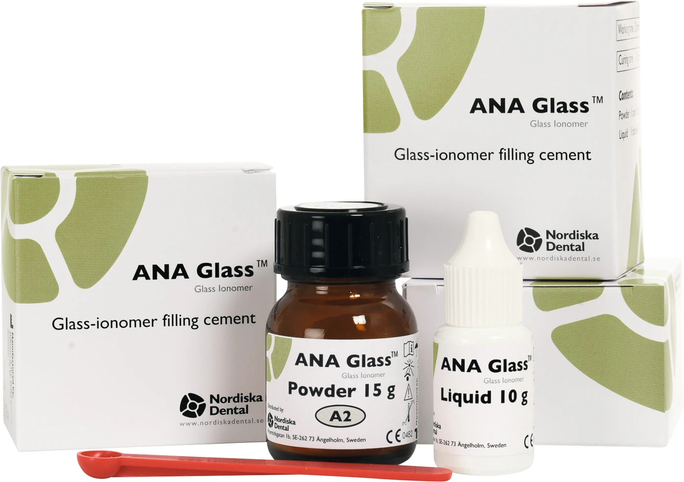 ANA Glass™ Set 15 g Pulver, 10 g Flüssigkeit, A2
