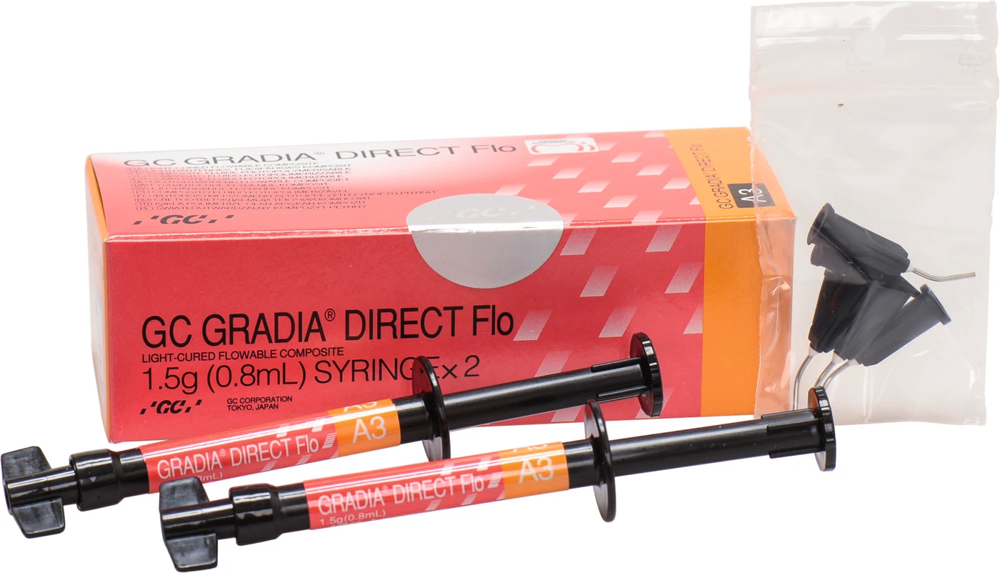 GC GRADIA® DIRECT Flo Packung 2 x 1,5 g Spritze A3