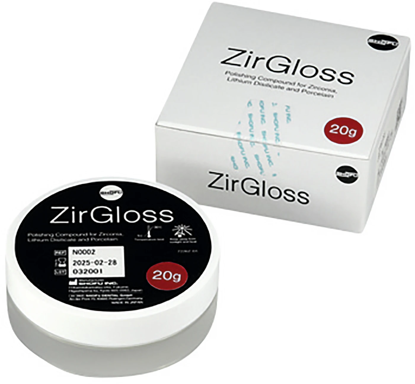 ZirGloss Polierpaste Dose 20 g