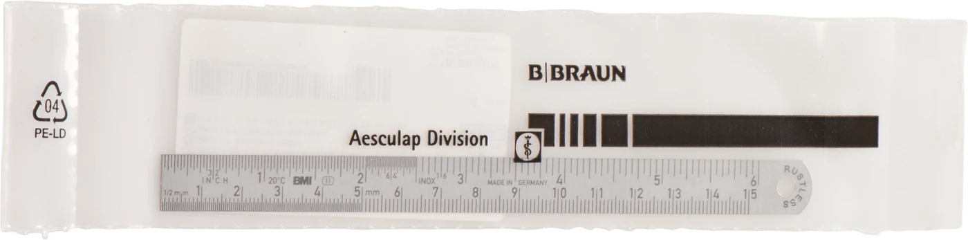 Stahlmaßstab Stück AA804R, 150 mm