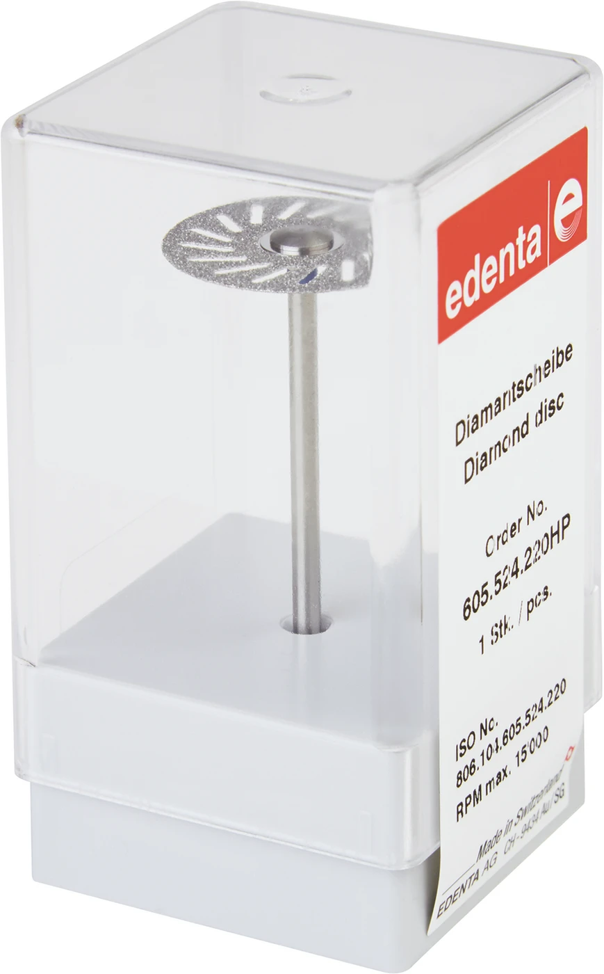 Diamantscheibe 605 Stück perforiert blau Standard, HP, Figur 605, 0,25 mm, ISO 220