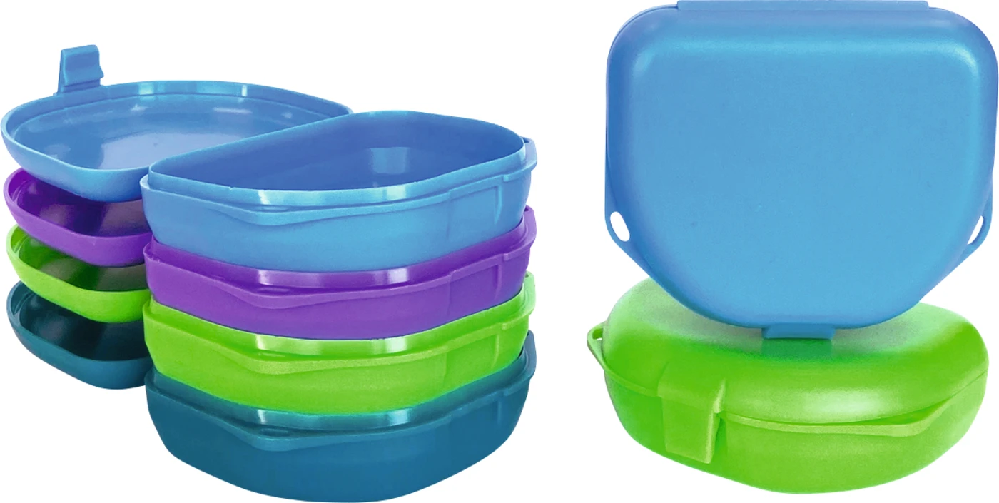 Schienen/Retainerboxen Packung 12 Stück flach sortiert