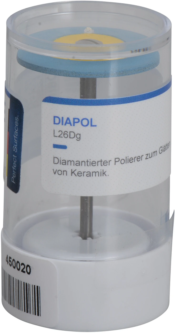 EVE DIAPOL® Stück blau grob, HP, Figur Linse, 26 x 2 mm