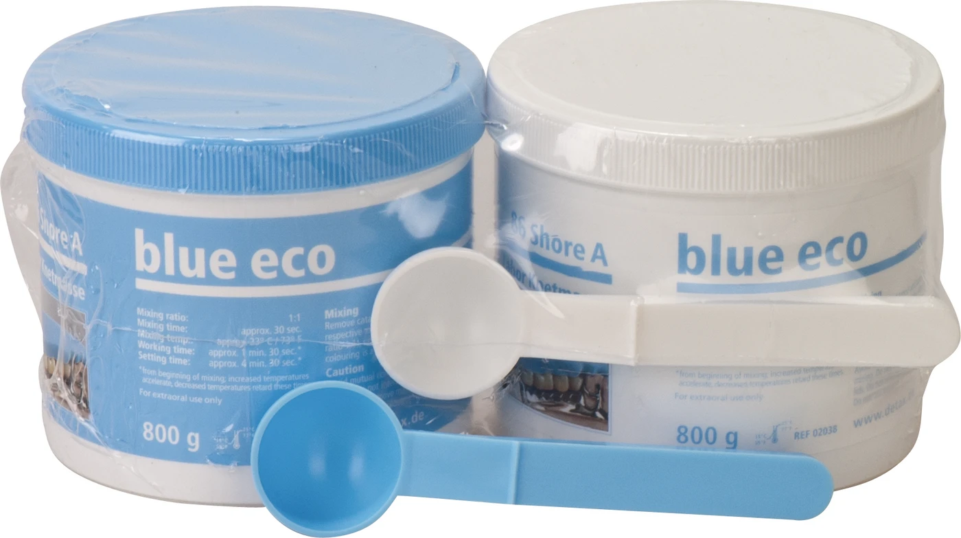 blue eco Standardpackung 800 g Base, 800 g Katalysator, 2 Dosierlöffel