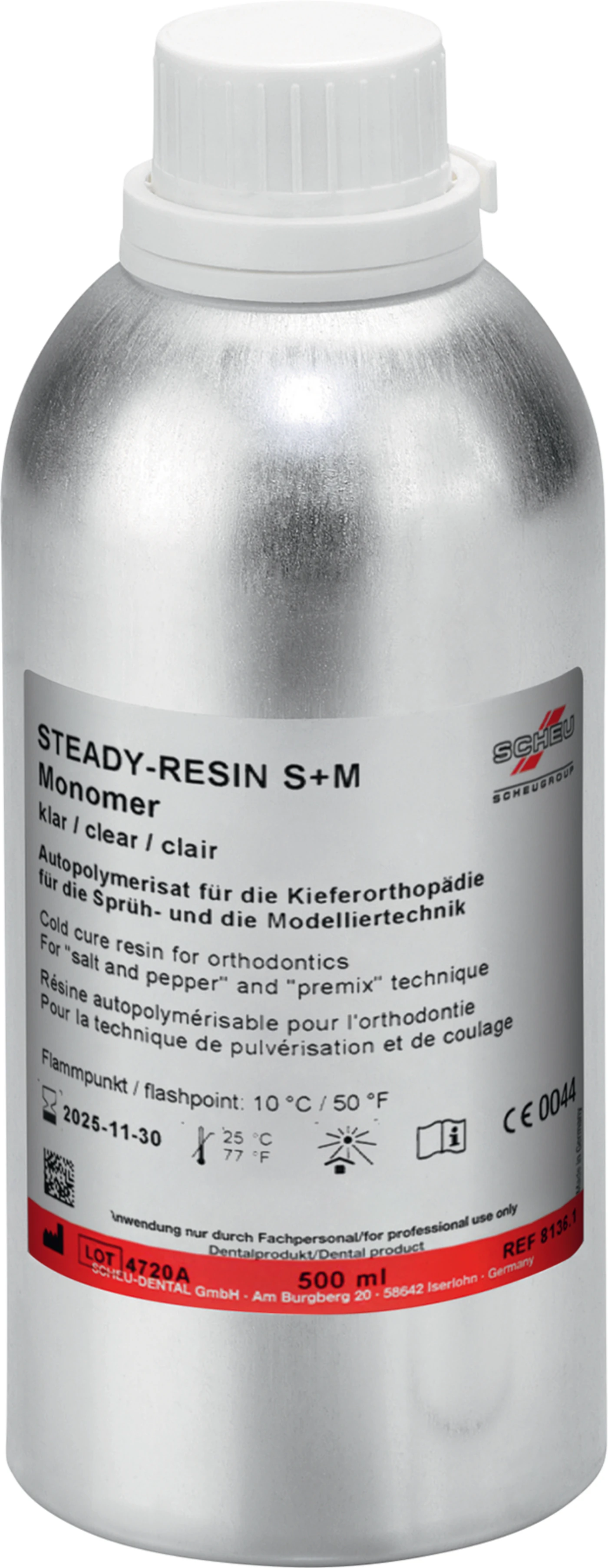 STEADY-RESIN S+M Monomer Flasche 500 ml klar