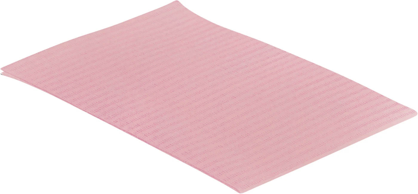 Einmal-Patientenservietten Packung 500 Stück rosa, 33 x 45 cm