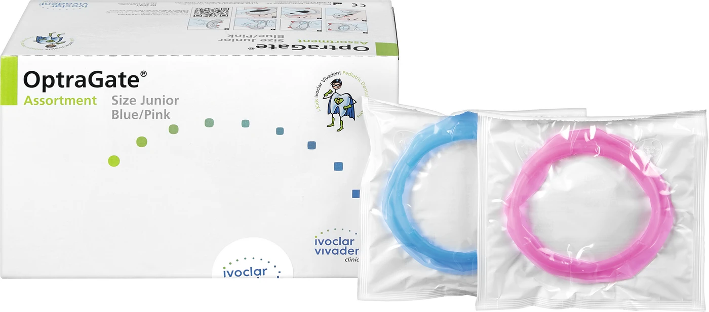 OptraGate® Packung 2 x 20 Stück Junior (blau, pink)