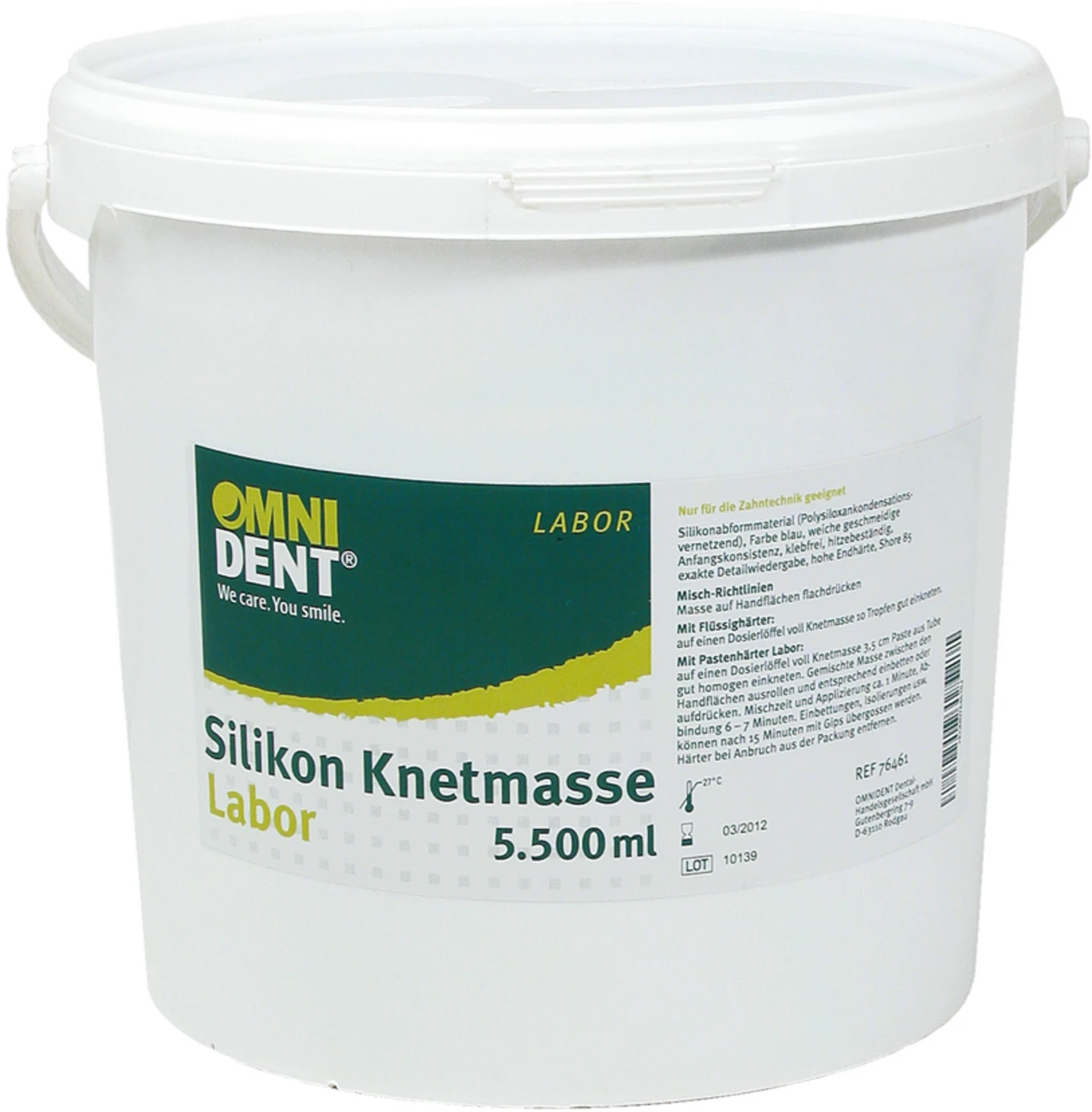 Silikon Knetmasse Labor Eimer 5,5 Liter Silikon Knetmasse Labor Eimer 5,5 Liter