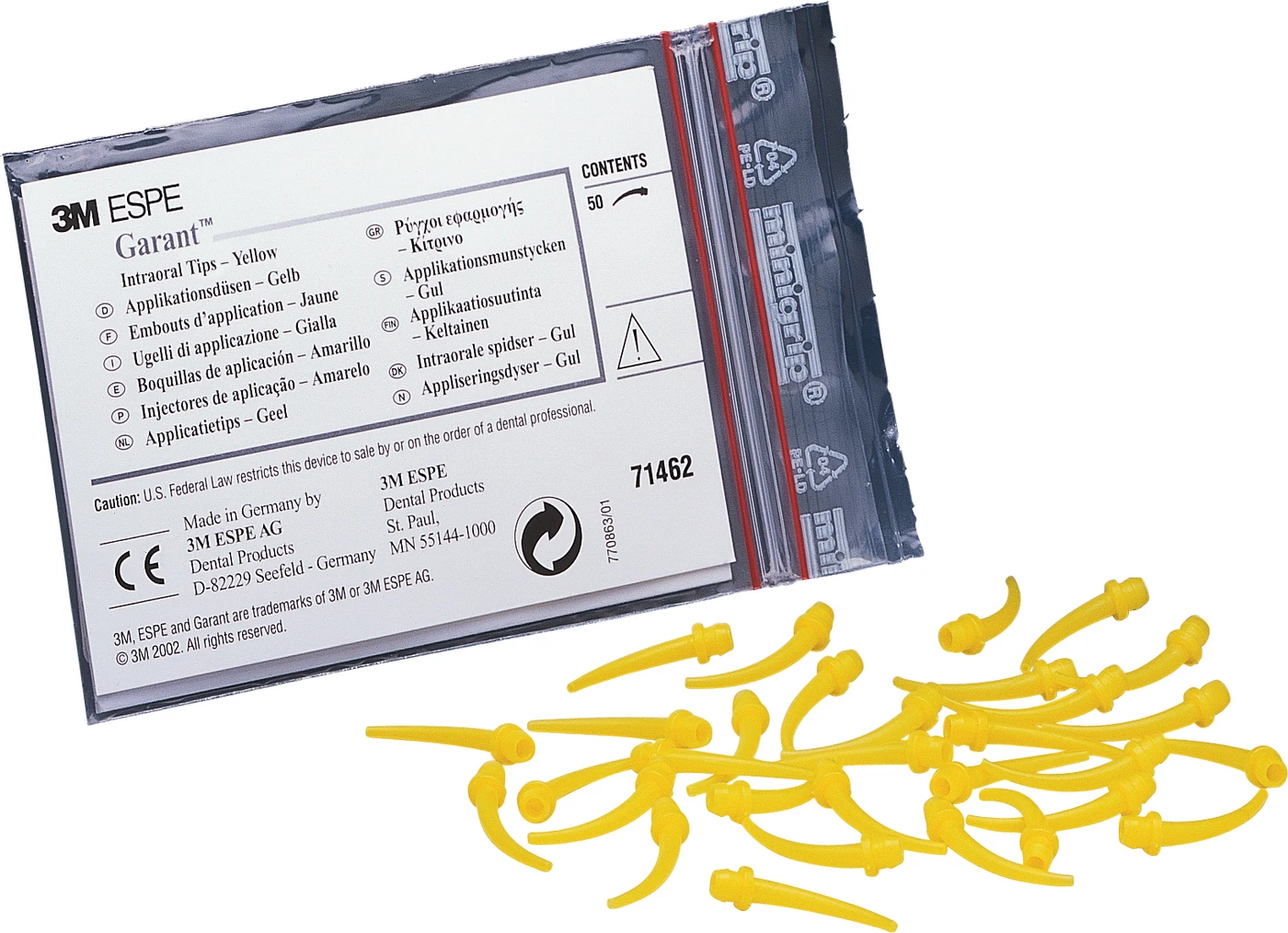Garant™ Polyether Applikationsdüsen Packung 50 Stück gelb