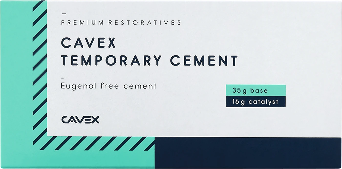 Cavex Temporary Cement Packung 35 g Base, 16 g Katalysator