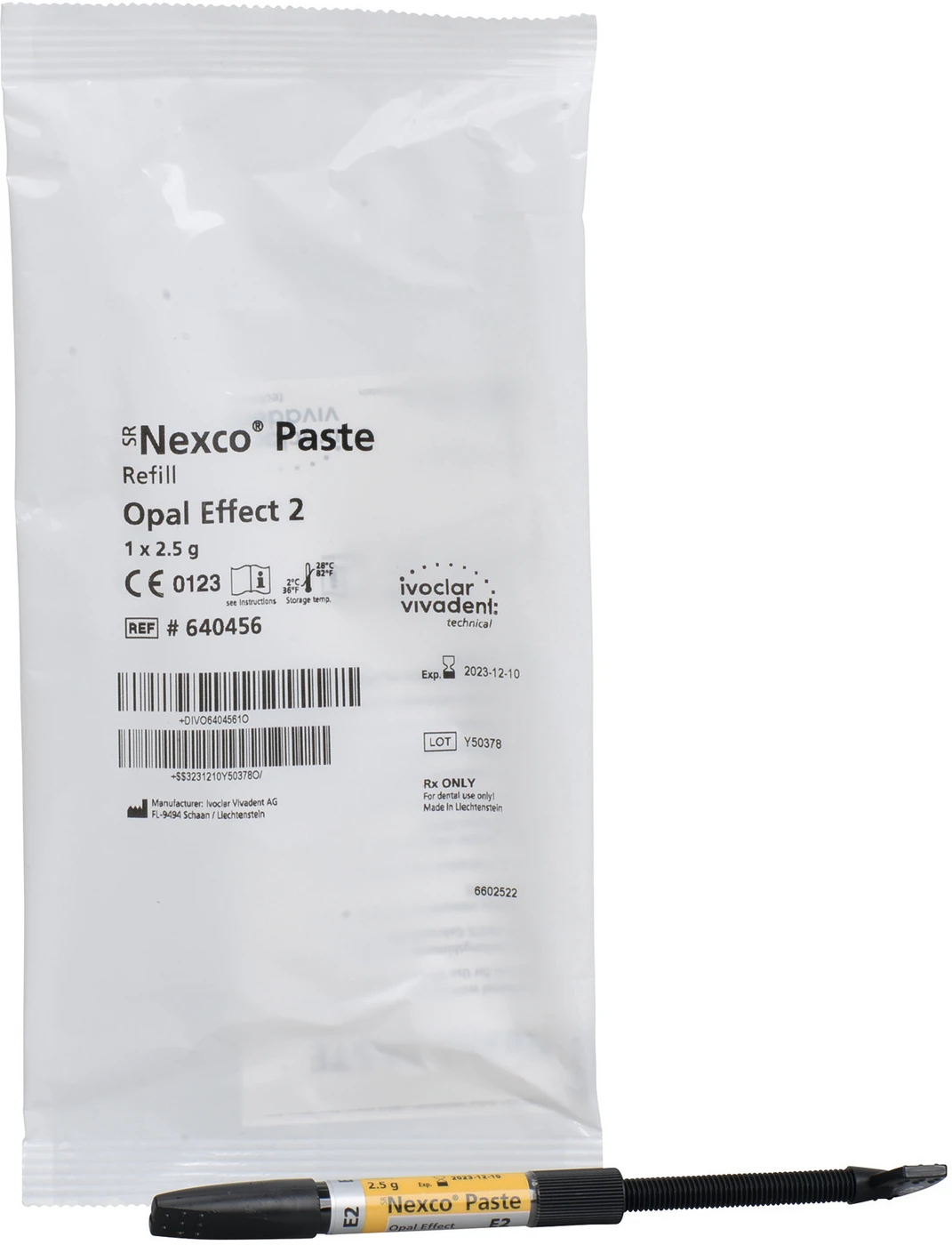 SR Nexco® Spritze 2,5 g Paste Effekt E2