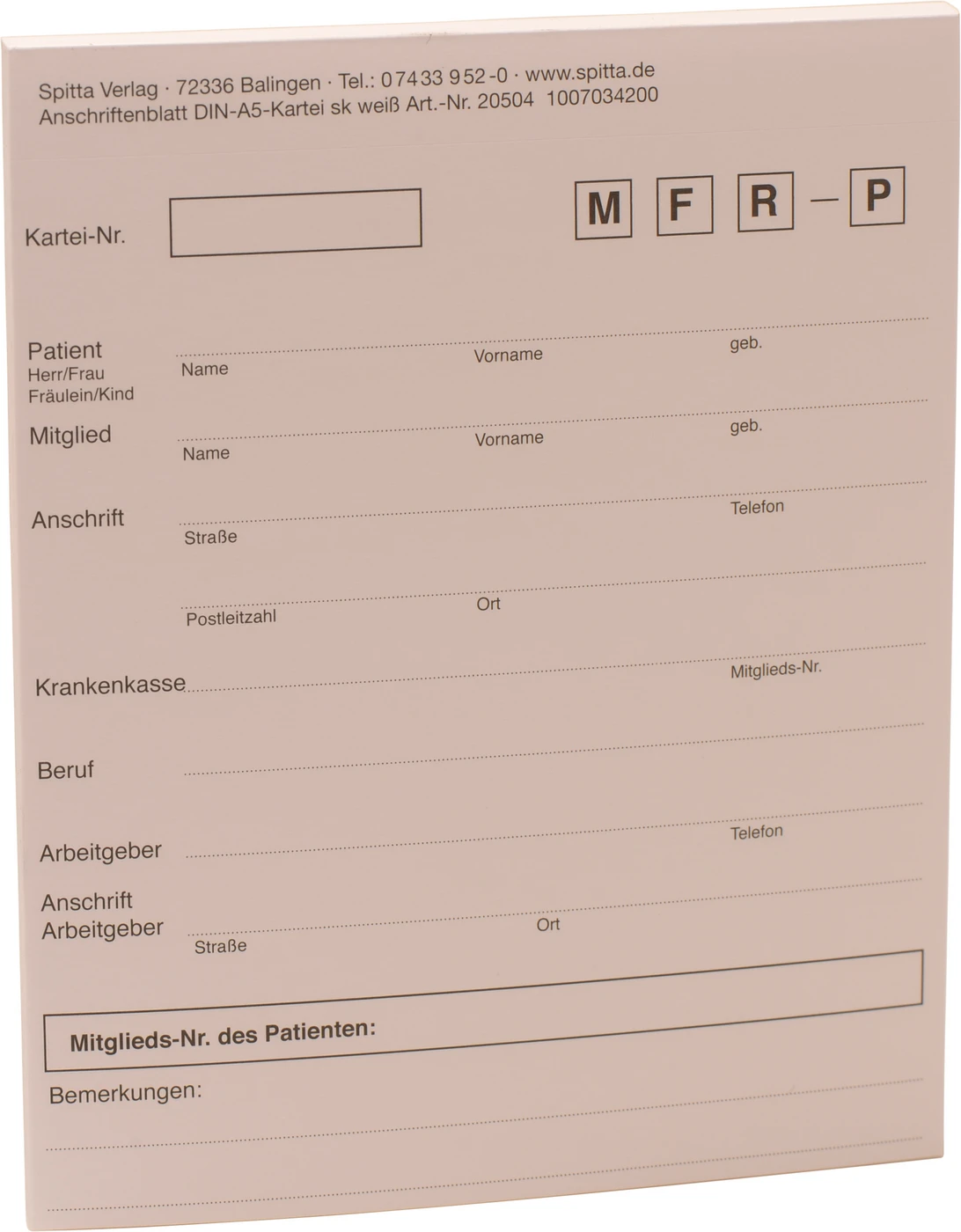 Adressaufkleber DIN A5 Block 50 Stück weiß, A5