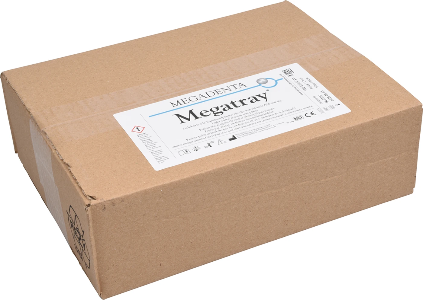 MEGATRAY Löffelplatten Packung 100 Stück OK, blau