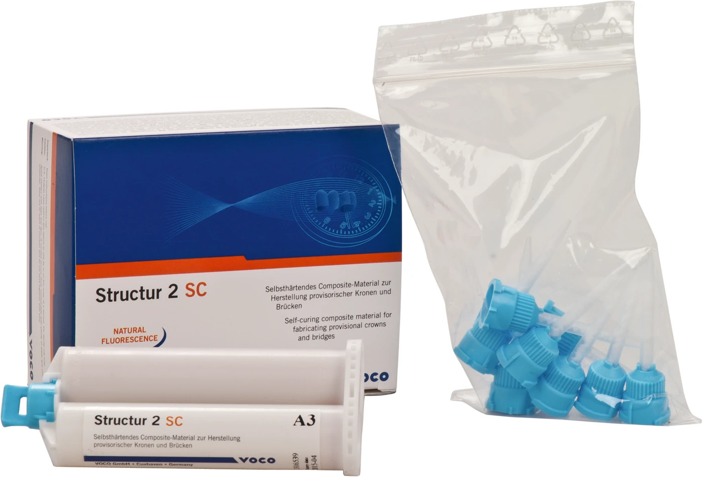 Structur 2 SC Packung 75 g Doppelkartusche A3, Mischkanülen Typ 6