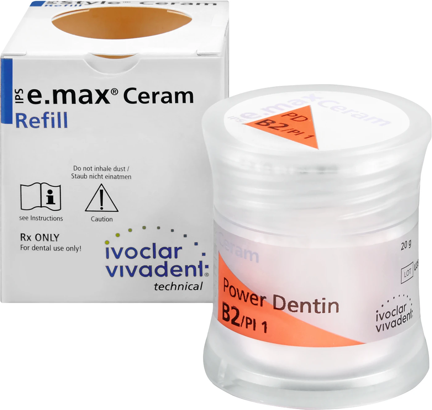 IPS e.max® Ceram Power Dose 20 g Pulver dentin B2