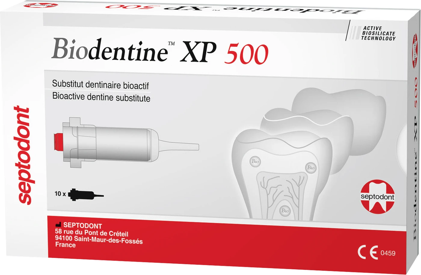 Biodentine™ XP Packung 10 Kartuschen XP 500