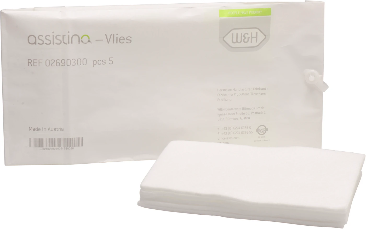 Assistina 301 plus Vlieseinlage Packung 5 Stück