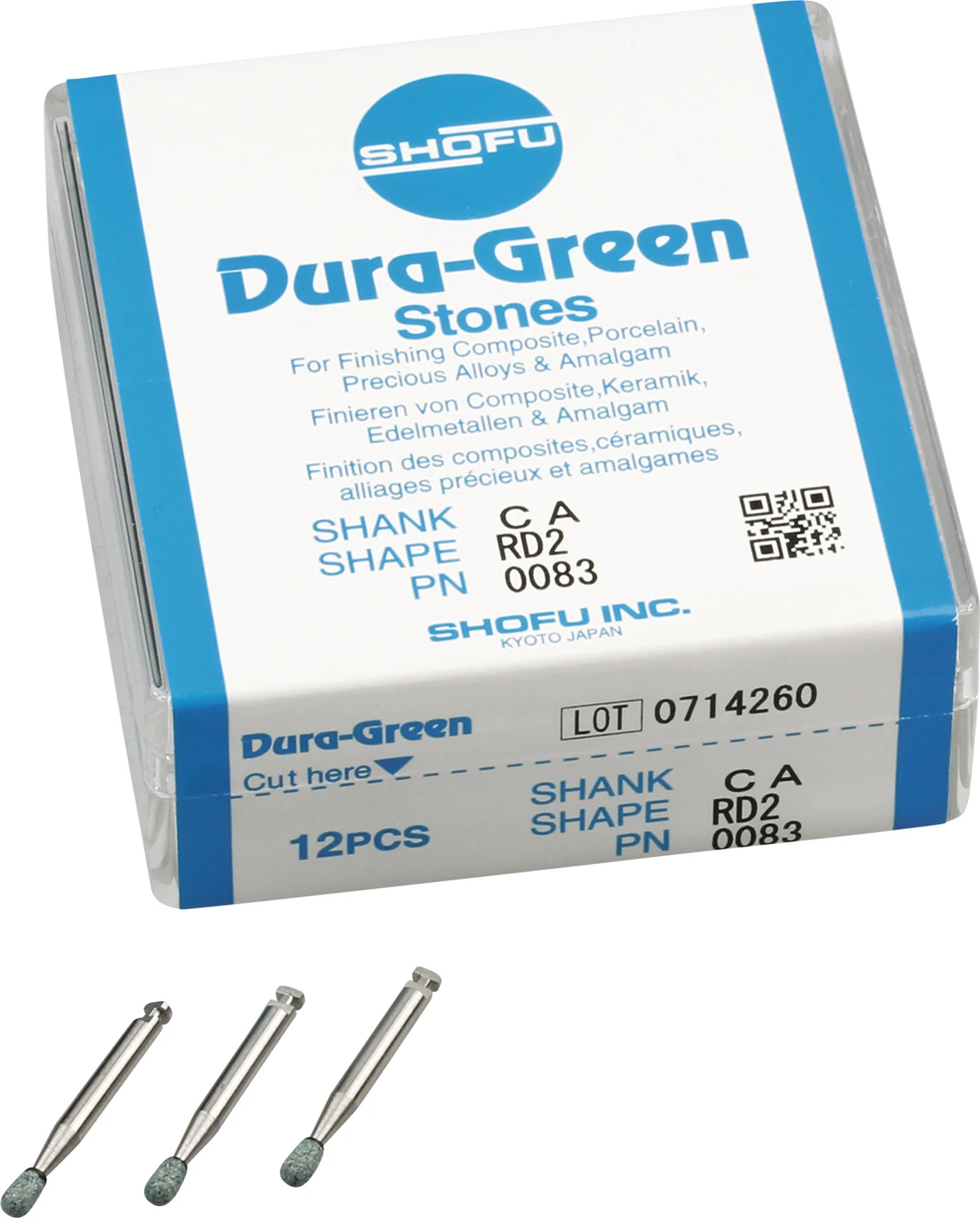 Dura-Green Packung 12 Stück RD2, RA, ISO 024