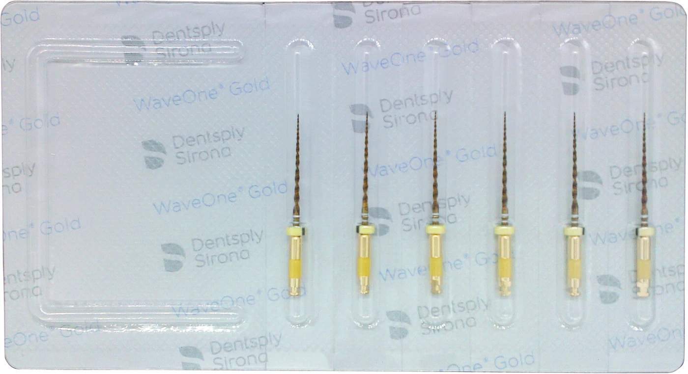 WaveOne® Gold Packung 6 Stück SMALL, 21 mm, Taper.07 ISO 020