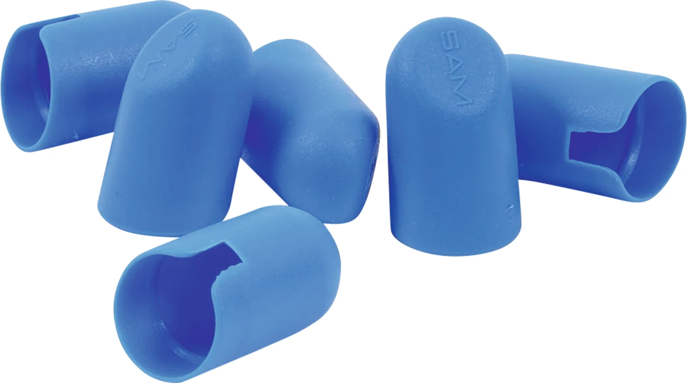 Transferbogen Axioquick® Packung 200 Hygiene-Schutzkappen blau