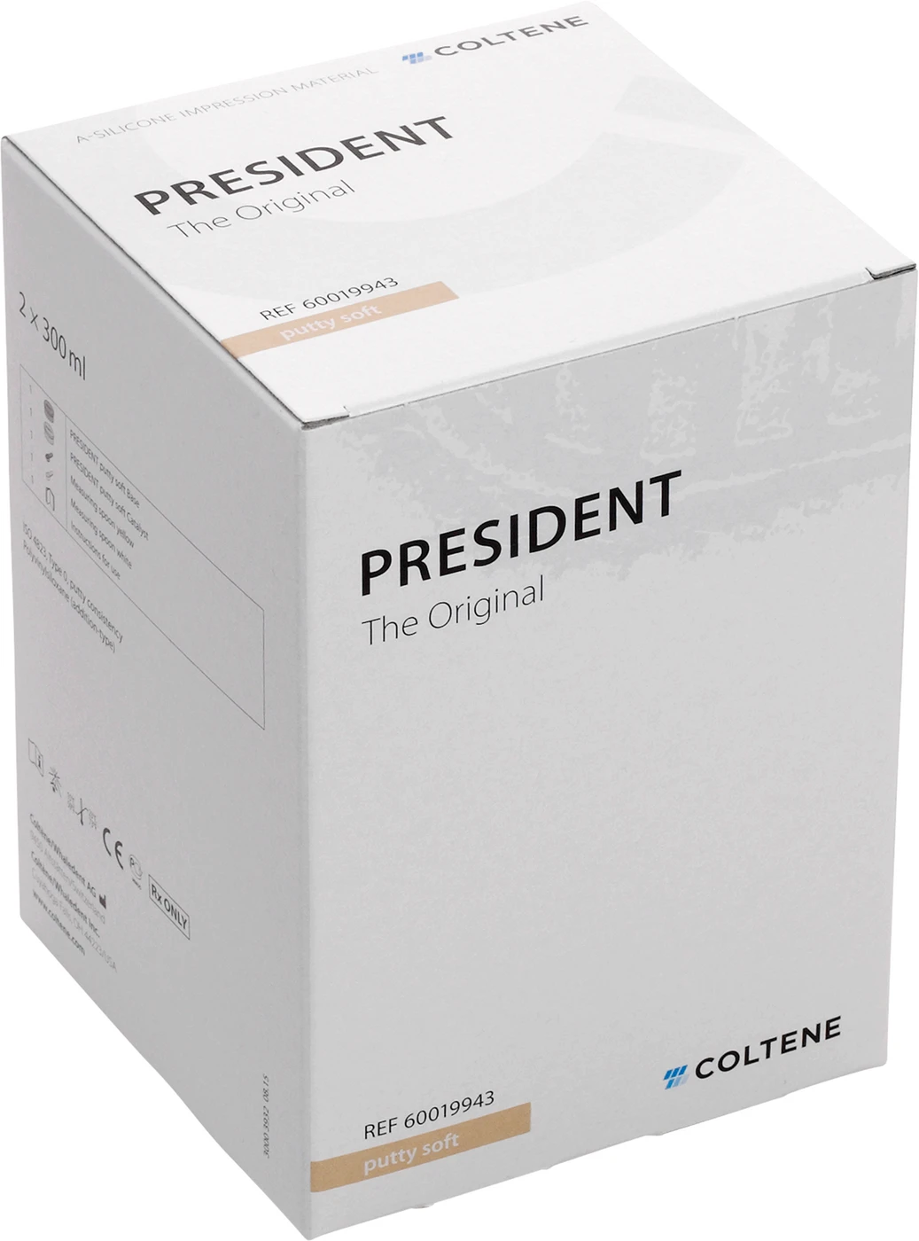 PRESIDENT The Original Knetmasse Packung 300 ml Base, 300 ml Katalysator, putty soft PRESIDENT The Original Knetmasse Packung 300 ml Base, 300 ml Katalysator, putty soft