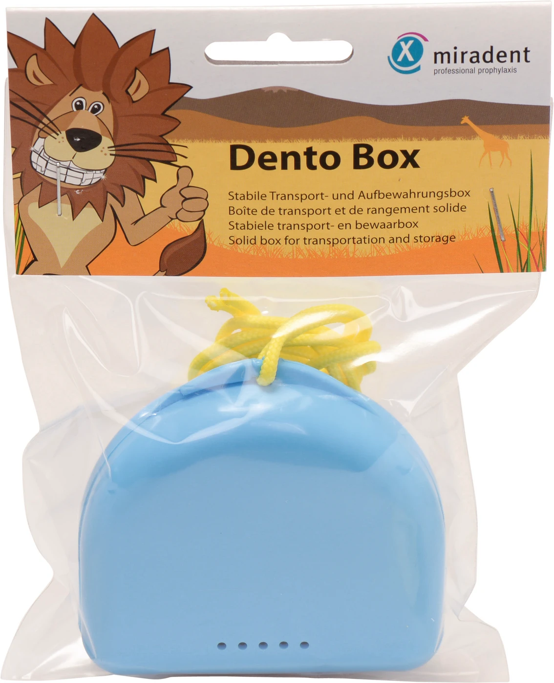 Dento Box® I + II Stück blau, Größe I, 2,5 cm