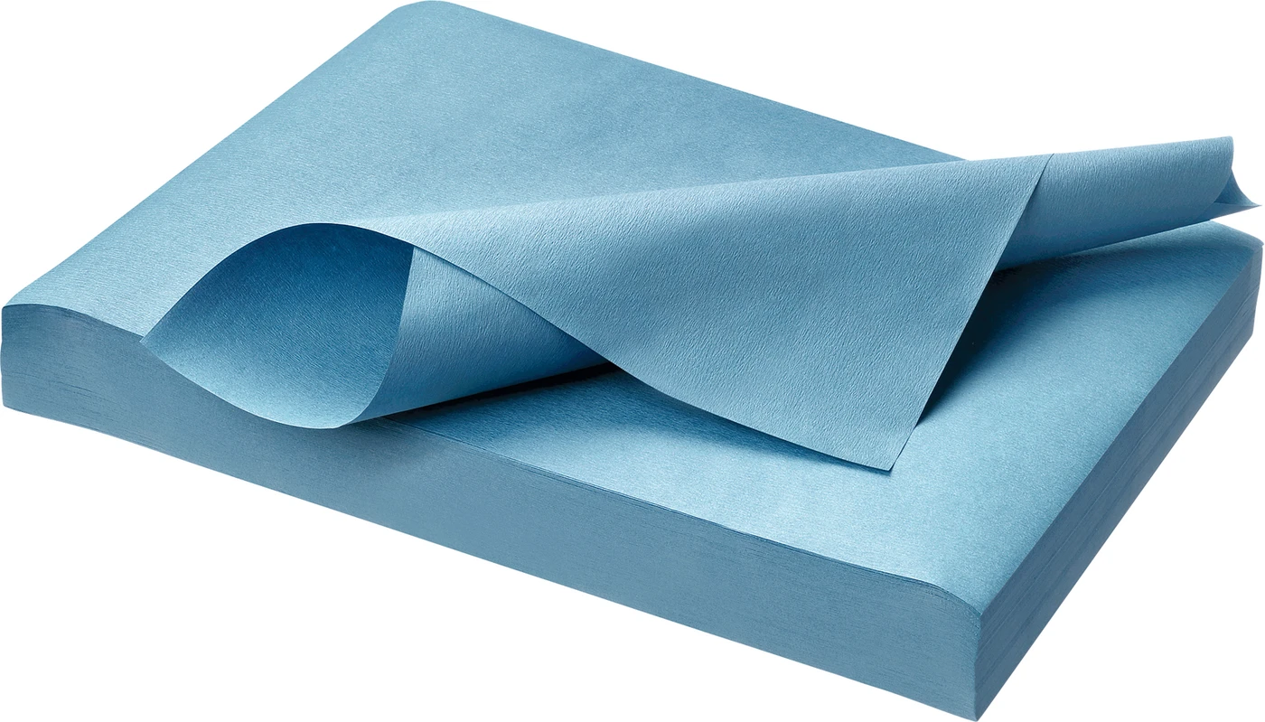 Dental Tray-Einlagen Karton 5 x 250 Stück 28 x 36 cm, blau Dental Tray-Einlagen Karton 5 x 250 Stück 28 x 36 cm, blau