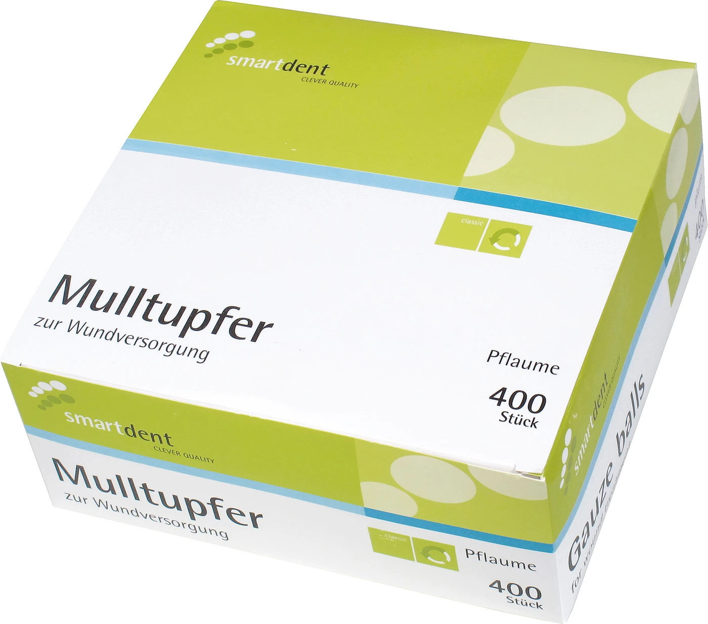 smart Mulltupfer unsteril Packung 400 Stück Pflaume