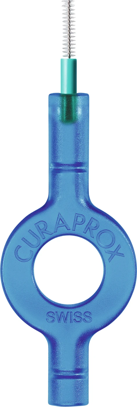 CURAPROX CPS prime handy Praxisbox 100 Stück 06 türkis, Ø 2,2mm, 4 Halter UHS 409 