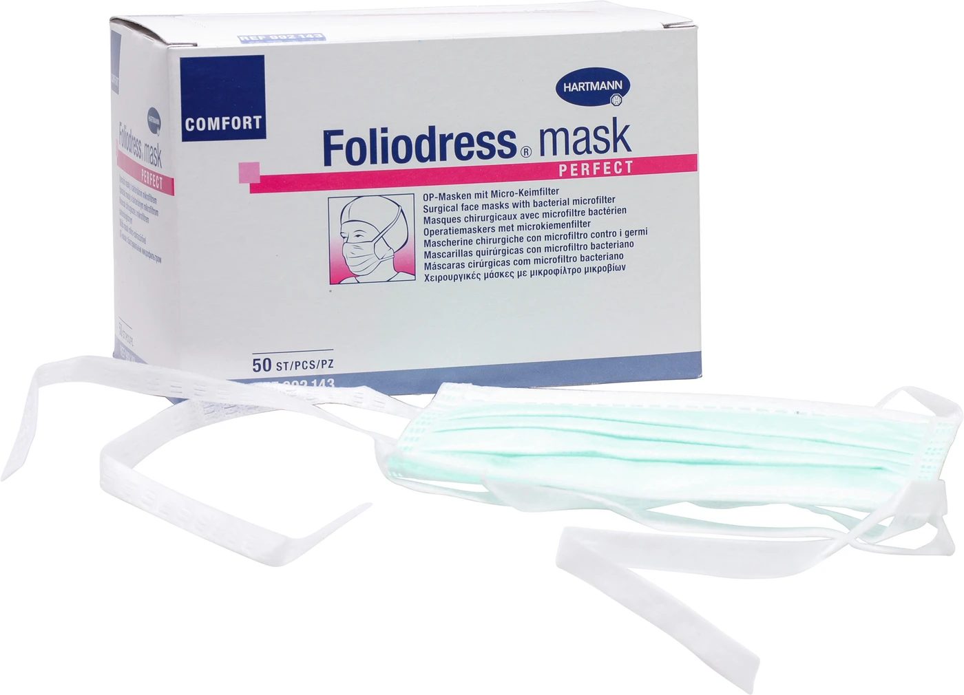 Foliodress® mask COMFORT PERFECT Packung 50 Stück grün